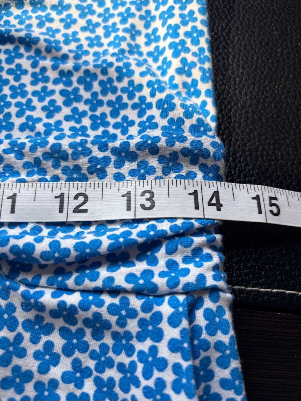 Boden Amelie Brilliant Blue Daisy Bud Print Short Sleeve Dress Knee Length Sz 6 - Picture 14 of 15